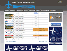 Tablet Screenshot of daressalaamairport.com